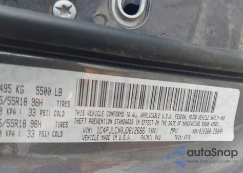 2018 Jeep Cherokee Latitude Tech Connect Fwd from USA, damaged, VIN 1C4PJLCX0JD612666